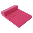 Összecsukható matrac/fotel, 2v1, rózsaszín magenta, VEDIS