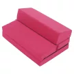 Összecsukható matrac/fotel, 2v1, rózsaszín magenta, VEDIS