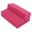 Összecsukható matrac/fotel, 2v1, rózsaszín magenta, VEDIS