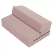 Összecsukható matrac/fotel, 2v1, rózsaszín, VEDIS