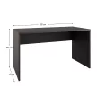 PC asztal, antracit, ADAPO ADP03