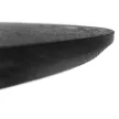 Dohányzóasztal, fekete, átmérő 80 cm, MAHIR TYP 2