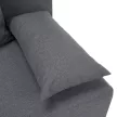 Kihúzható heverő, világosszürke, EUGI