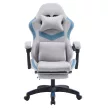 Irodai/gamer szék, szürke/kék, ZODIA