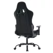 Irodai/gamer szék, fekete Velvet szövet, teherbírás 150 kg, SALOP