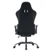 Irodai/gamer szék, fekete Velvet szövet, teherbírás 150 kg, SALOP