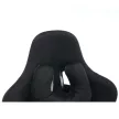 Irodai/gamer szék, fekete Velvet szövet, teherbírás 150 kg, SALOP