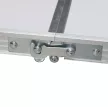 Összecsukható kempingasztal, 120 cm, alumínium/MDF, KEPI TYP 1