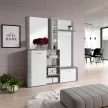 Előszobai készlet, fehér/ beton, FANDU