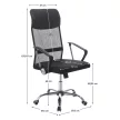 Irodai fotel, fekete, TC3-973M 5 NEW