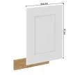 Ajtó mosogatógéphez, fehér/artisan tölgy, LULA ZM 570x446