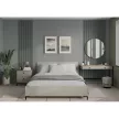 Éjjeliszekrény, szürkésbarna Taupe/silverjack tölgy, DOMCA 2S