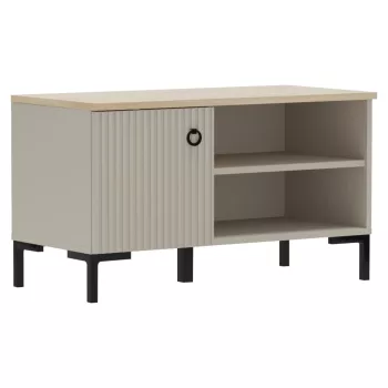   Cipősszekrény, szürkésbarna Taupe/silverjack tölgy, DOMCA 1D