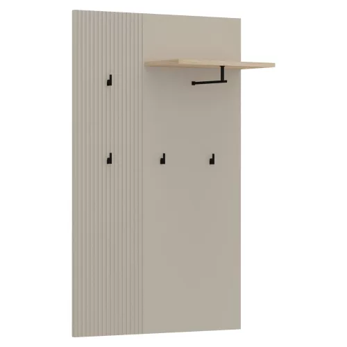 Akasztópanel 85, szürkésbarna Taupe/silverjack tölgy, DOMCA