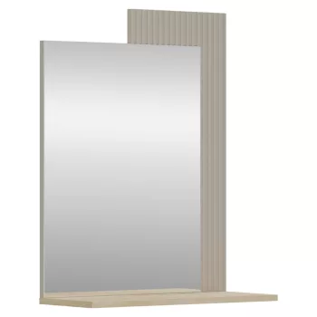 Tükör 65, szürkésbarna Taupe/silverjack tölgy, DOMCA