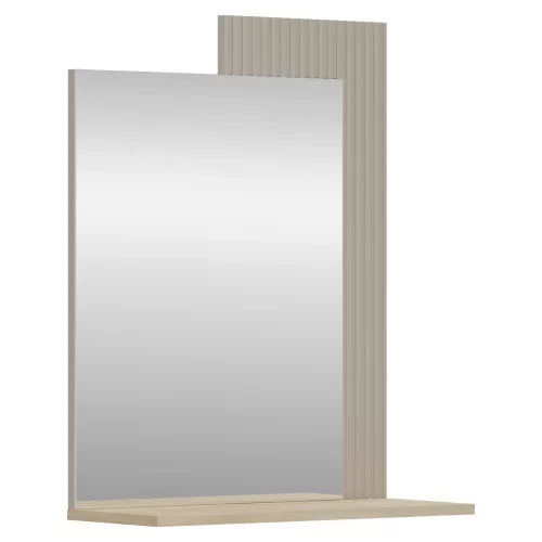 Tükör 65, szürkésbarna Taupe/silverjack tölgy, DOMCA