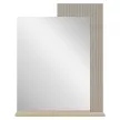 Tükör 65, szürkésbarna Taupe/silverjack tölgy, DOMCA