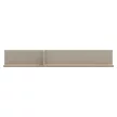 Fali polc 135, szürkésbarna Taupe/silverjack tölgy, DOMCA