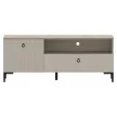 TV-állvány, szürkésbarna Taupe/silverjack tölgy, DOMCA 1K1S