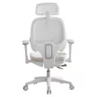 Irodai szék, szürke/fehér, ABRAMO