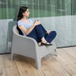 Rakásolható fotel, szürke, műanyag, SOKRA NEW