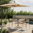 Rakásolható szék, szürkésbarna Taupe, ALFIO