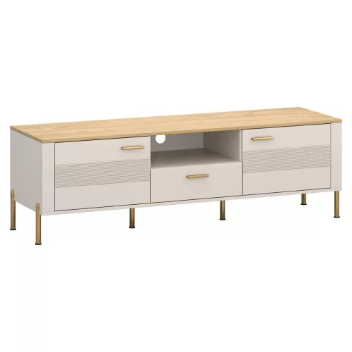 TV-állvány, kasmír/kő tölgy, RUNOL 2D1S