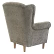 Füles fotel, szürkésbézs Taupe szövet Coral, CHARLOT