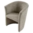 Klub fotel, szürkésbézs Taupe Coral anyag, CUBA