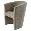 Klub fotel, szürkésbézs Taupe Coral anyag, CUBA