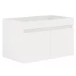 Mosdó alatti szekrény, fehér/artisan tölgy, CHOICE 80