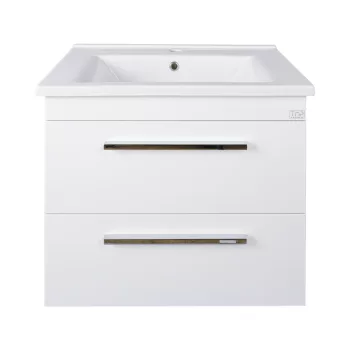   TMP VIVA 65 fali fürdőszobabútor - Sanovit ATRIA 9065 porcelán mosdóval - 65 x 45,5 cm