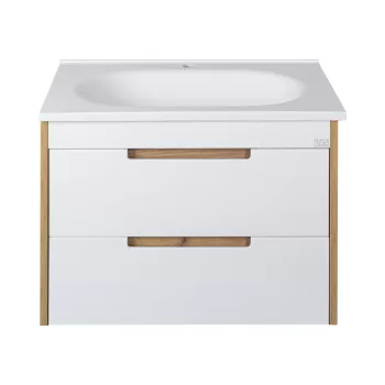   TMP GOLDY 75 fali fürdőszobabútor - öntött műmárvány mosdóval - 75 x 50 x 51 cm