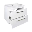 TMP VIVA 55 fali fürdőszobabútor - Sanovit ATRIA 9055 porcelán mosdóval - 55x45,5 cm