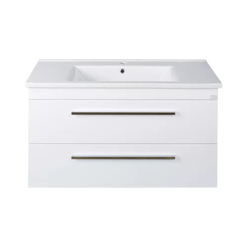 TMP VIVA 100 fali fürdőszobabútor - Sanovit ATRIA 9100 porcelán mosdóval - 101 x 46 cm