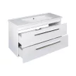 TMP VIVA 100 fali fürdőszobabútor - Sanovit ATRIA 9100 porcelán mosdóval - 101 x 46 cm