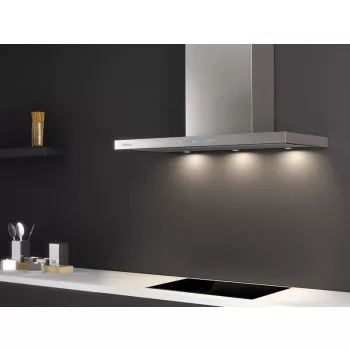   Pando P-401/90 cm kürtős páraelszívó, inox, EXTRA CSENDES