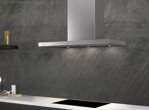 Pando P-401/120 cm kürtős páraelszívó, inox, EXTRA CSENDES