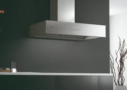 Pando P-1001/90 cm kürtős páraelszívó, inox, EXTRA CSENDES, V.1050