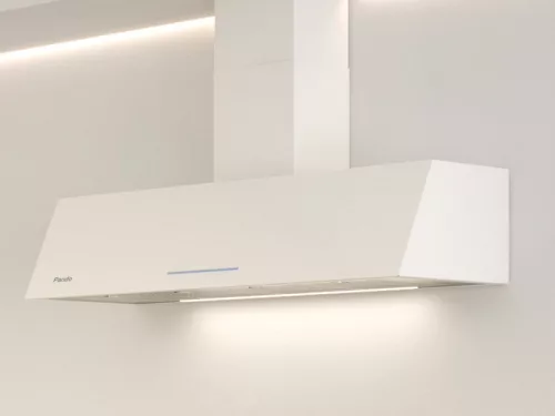 Pando P-2010 /90 cm kürtős páraelszívó, fehér, EXTRA CSENDES