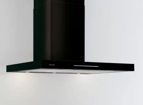 Pando P-825/120 cm fali páraelszívó, fekete, EXTRA CSENDES
