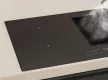 Pando E-395/78 Indukciós főzőlap beépített elszívóval, fózolt élekkel, Nanotec szűrő, fekete