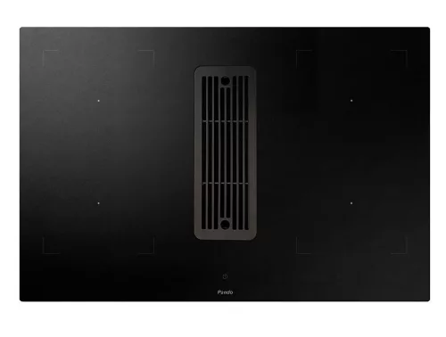 Pando E-398/78 Indukciós főzőlap beépített elszívóval, Nanotec, matt fekete
