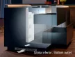 Pando E-398/78 Indukciós főzőlap beépített elszívóval, Nanotec, matt fekete