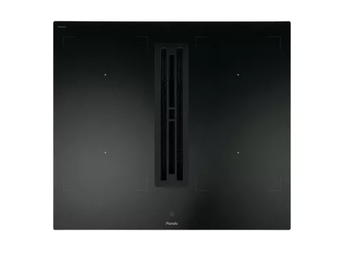 Pando E-398/59 Indukciós főzőlap beépített elszívóval, Nanotec, matt fekete