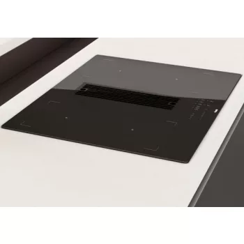   Pando E-394/59 Indukciós főzőlap beépített elszívóval, 78x59 cm, Nanotec szűrő, fekete