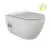 CeraStyle CITY fali WC - BEÉPÍTETT bidé funkcióval - rimless - perem nélküli - 53 cm