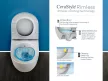 CeraStyle CITY fali WC - perem nélküli - rimless - rejtett szerelésű - 53 cm