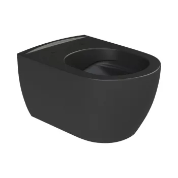   CeraStyle CITY fali WC - MATT FEKETE - rimless - perem nélküli