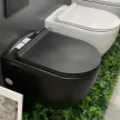 CeraStyle CITY fali WC - MATT FEKETE - rimless - perem nélküli